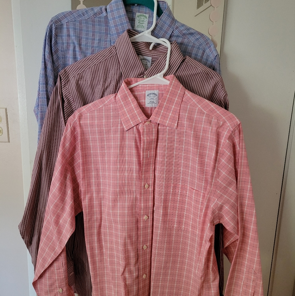 Brooks Brothers Men's Dress Shirts Set of 3.